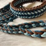 Geflochtenes Paracord Set aus Leine und Halsband